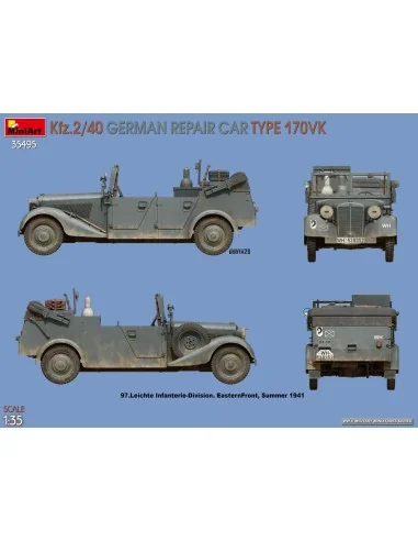 Kfz.2/40 German Repair Car Type 170VK, 1/35 - MiniArt 35495