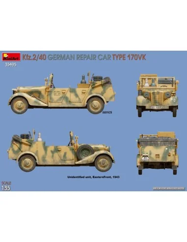 Kfz.2/40 German Repair Car Type 170VK, 1/35 - MiniArt 35495