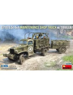 G7117 1, 5t 4x4 Maintenance Shop Truck w/Trailer, 1/35 - MiniArt 35498
