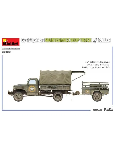 G7117 1, 5t 4x4 Maintenance Shop Truck w/Trailer, 1/35 - MiniArt 35498
