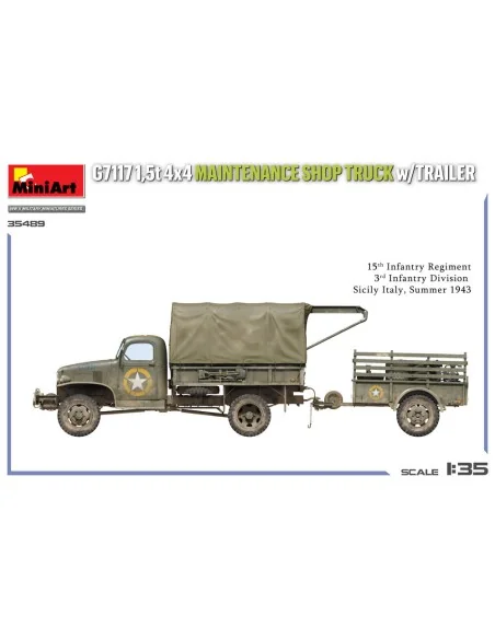 G7117 1, 5t 4x4 Maintenance Shop Truck w/Trailer, 1/35 - MiniArt 35498