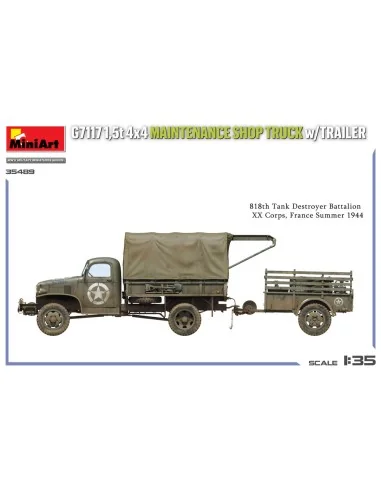G7117 1, 5t 4x4 Maintenance Shop Truck w/Trailer, 1/35 - MiniArt 35498