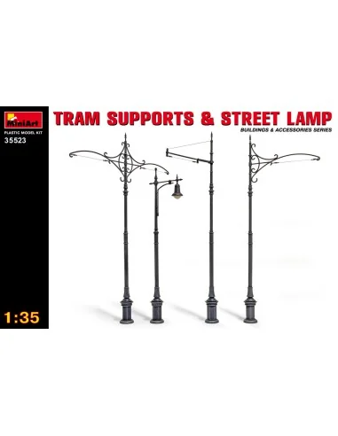 Tram Supports and Street Lamps, 1/35 - MiniArt 35523
