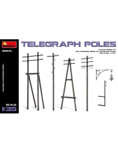 Telegraph Poles, 1/35 - MiniArt 35541A