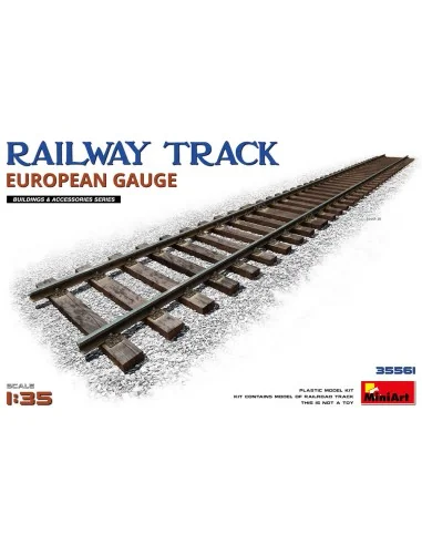Railway Track (European Gauge), 1/35 - MiniArt 35561
