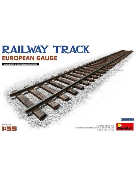 Railway Track (European Gauge), 1/35 - MiniArt 35561