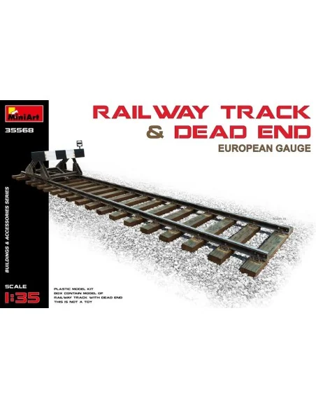 Railway Track & Dead End (European Gauge), 1/35 - MiniArt 35568