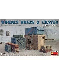 Wooden Boxes & Crates, 1/35 - MiniArt 35581