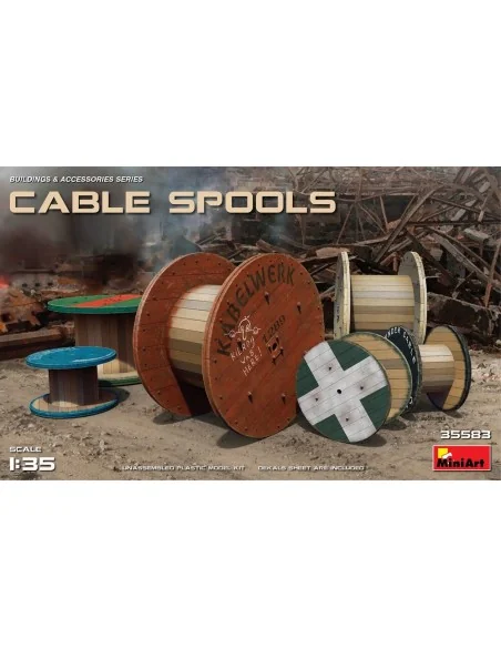 Cable Spools, 1/35 - MiniArt 35583