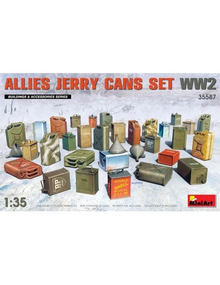 [NO_DESC] Allies Jerry Cans Set WW2, 1/35 - MiniArt 35587