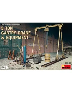 5 Ton Gantry Crane & Equipment, 1/35 - MiniArt 35589