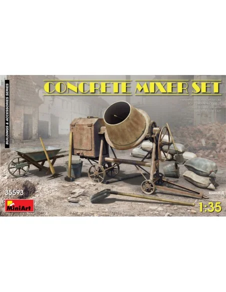 Concrete Mixer Set, 1/35 - MiniArt 35593