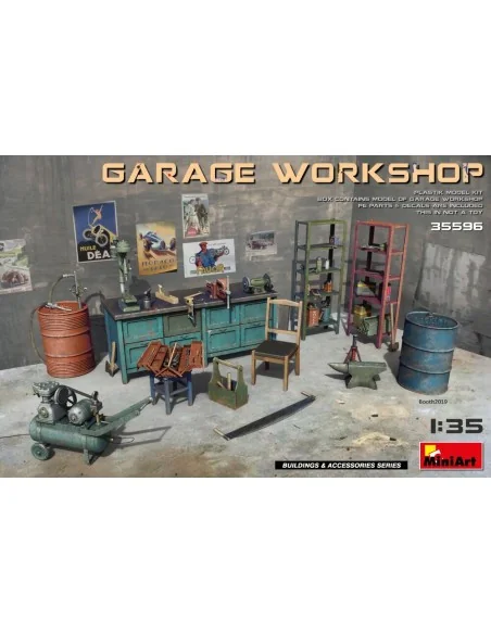 Garage Workshop, 1/35 - MiniArt 35596