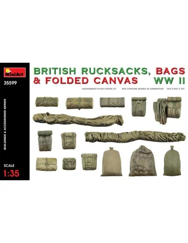 [NO_DESC] British Rucksacks, Bags & Folded Canvas WW2, 1/35 - MiniA...