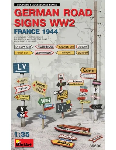German Road Signs WW2 (France 1944), 1/35 - MiniArt 35600