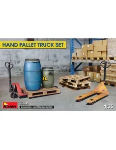 [NO_DESC] Hand Pallet Truck Set, 1/35 - MiniArt 35606