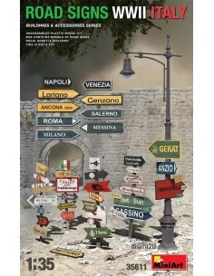 Road Signs WWII Italy, 1/35 - MiniArt 35611