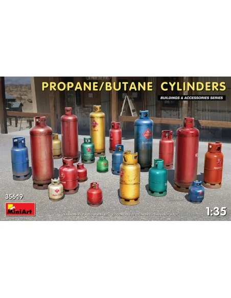 Propane/Butane Cylinders, 1/35 - MiniArt 35619