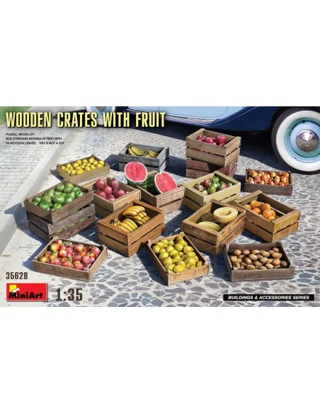 Wooden Crates with Fruit, 1/35 - MiniArt 35628