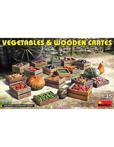 Vegetables & Wooden Crates, 1/35 - MiniArt 35629