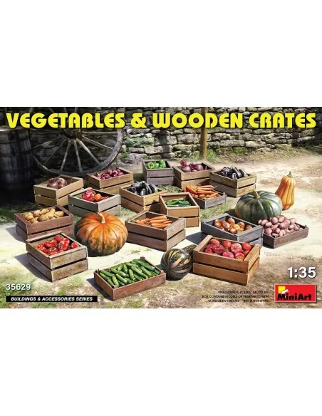 [NO_DESC] Vegetables & Wooden Crates, 1/35 - MiniArt 35629