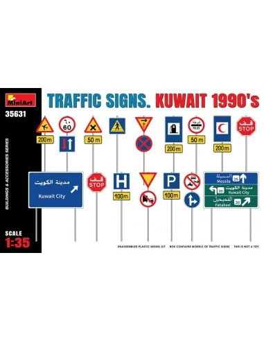 Traffic Signs. Kuwait 1990's, 1/35 - MiniArt 35631