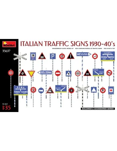Italian Traffic Signs 1930-40’S, 1/35 - MiniArt 35637