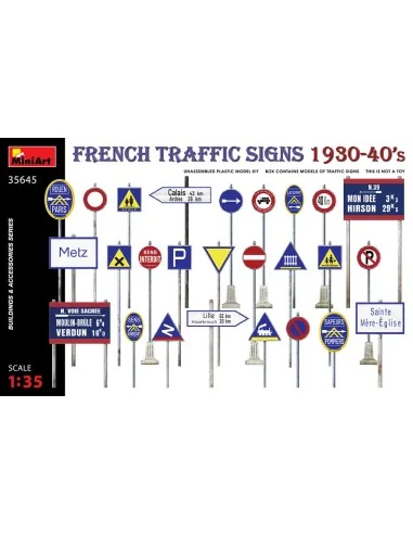 French Traffic Signs 1930-40’s, 1/35 - MiniArt 35645