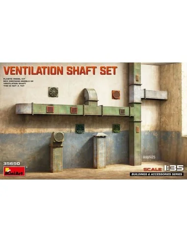 Ventilation Shaft Set, 1/35 - MiniArt 35650