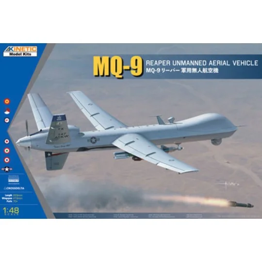 MQ-9 REAPER w/GBU-12, 1/48 - KINETIC K48067 MQ-9 REAPER w/GBU-12, 1/48 - KINETIC K48067