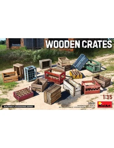 Wooden Crates, 1/35 - MiniArt 35651