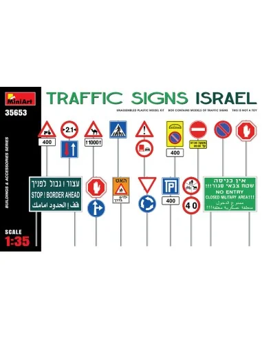 Traffic Signs. Israel, 1/35 - MiniArt 35653