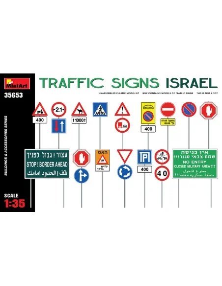 Traffic Signs. Israel, 1/35 - MiniArt 35653