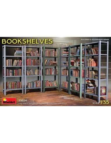 Bookshelves, 1/35 - MiniArt 35654