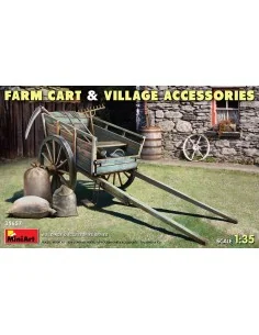Farm Cart with Village Accessories, 1/35 - MiniArt 35657