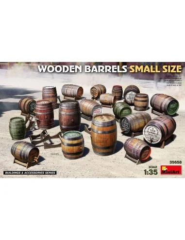 Wooden Barrels Small Size, 1/35 - MiniArt 35658