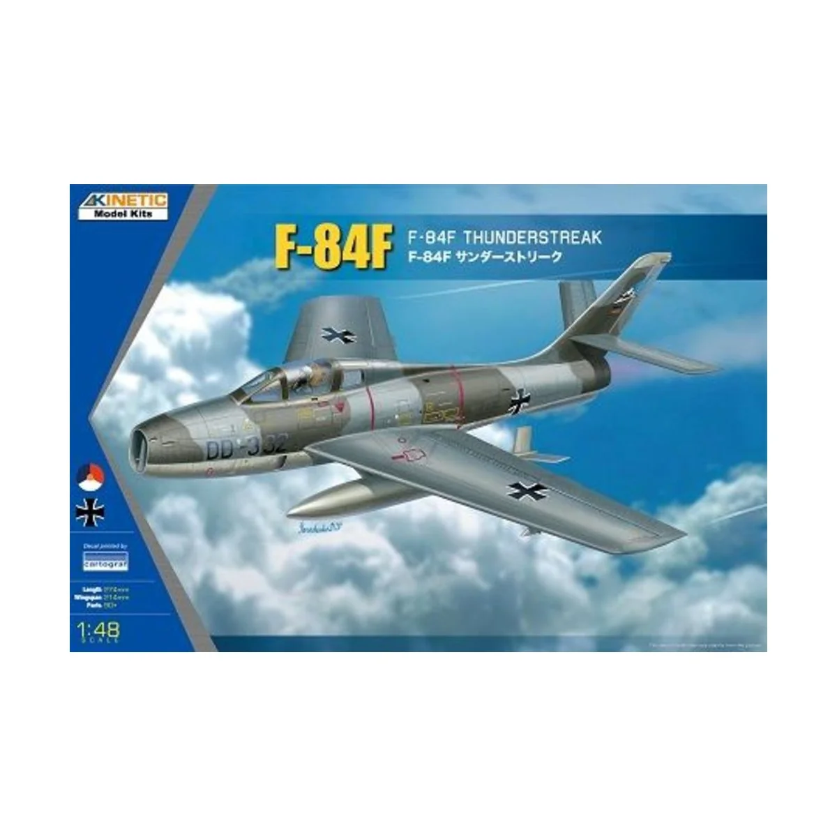 F-84F Thunderstreak, 1/48 - KINETIC K48068 F-84F Thunderstreak, 1/48 - KINETIC K48068