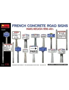 French Concrete Road Signs 1930-40's. Paris Region, 1/35 - MiniArt ...