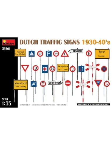 Dutch Traffic Signs 1930-40’s, 1/35 - MiniArt 35661