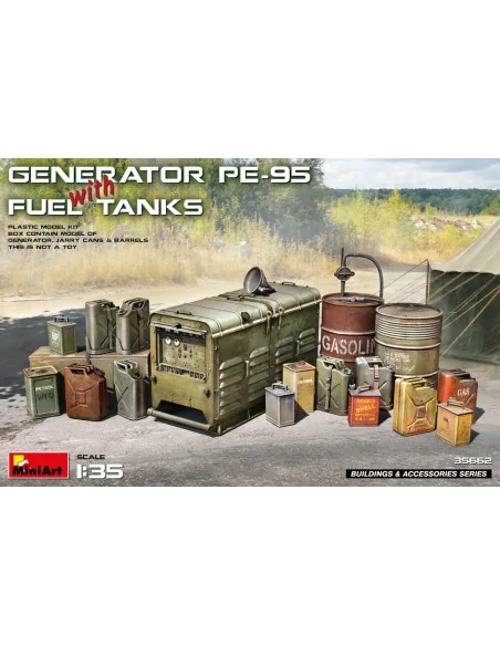 Generator PE-95 with Fuel Tanks, 1/35 - MiniArt 35662