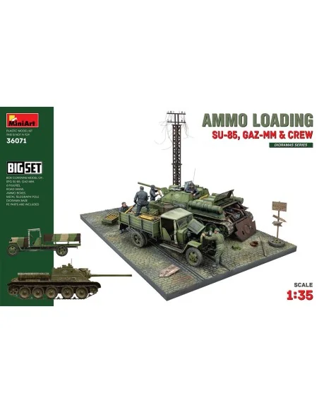 [NO_DESC] Ammo Loading (SU-85, GAZ-MM&Crew). Big Set, 1/35 - MiniAr...