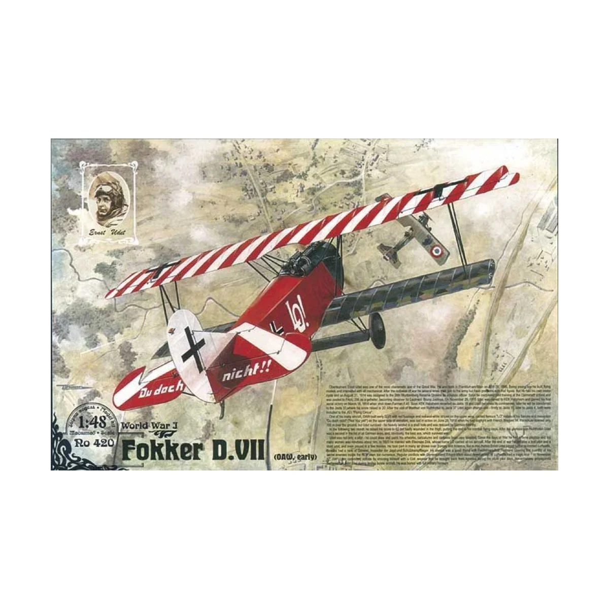 Fokker D.VII (OAW built, early), 1/48 - Roden 420 Fokker D.VII (OAW built, early), 1/48 - Roden 420