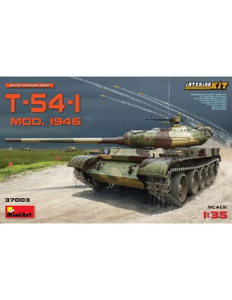 T-54-1 Soviet Medium Tank Interior Kit, 1/35 - MiniArt 37003