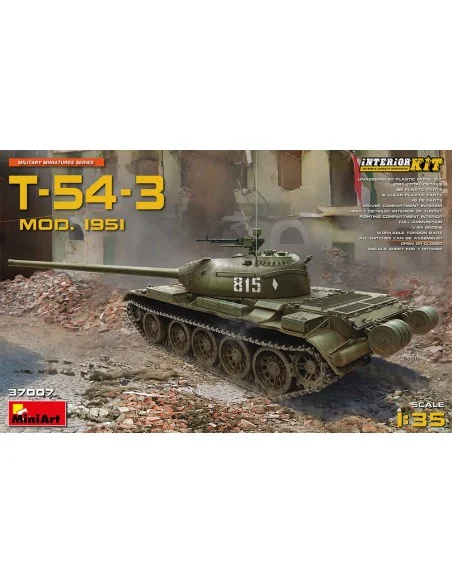 T-54-3 Mod. 1951 Interior Kit, 1/35 - MiniArt 37007