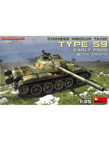 Type 59 Early Prod. Chinese Medium Tank, 1/35 - MiniArt 37026