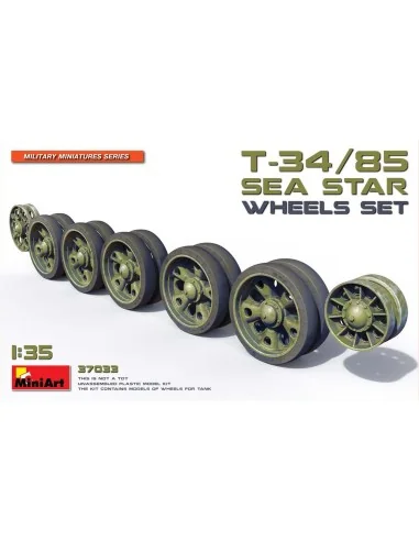 T-34/85 Sea Star Wheels Set, 1/35 - MiniArt 37033