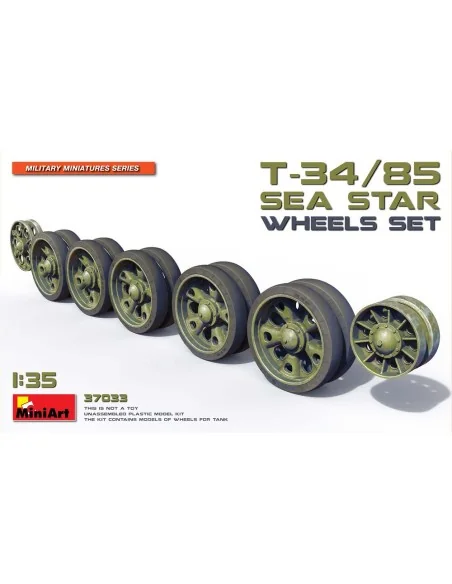 T-34/85 Sea Star Wheels Set, 1/35 - MiniArt 37033