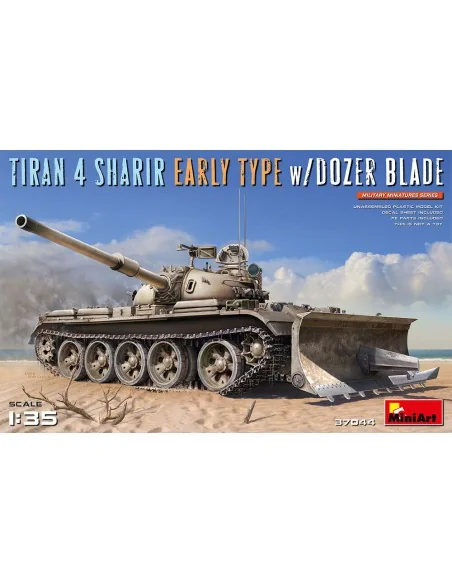 Tiran 4 Sharir Early Type w/Dozer Blade, 1/35 - MiniArt 37044