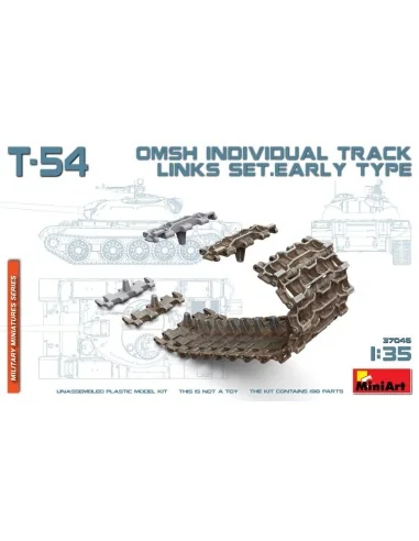 T-54 OMSh Individual Track Links Set.Early Type, 1/35 - MiniArt 37046