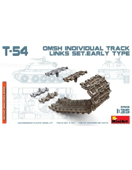 T-54 OMSh Individual Track Links Set.Early Type, 1/35 - MiniArt 37046
